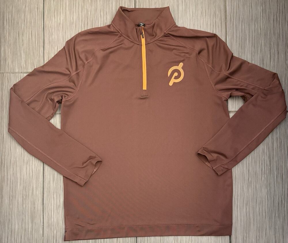 Rhone x Peloton 1/4 Zip Pullover Burgundy Workout Activewear Men’s Large